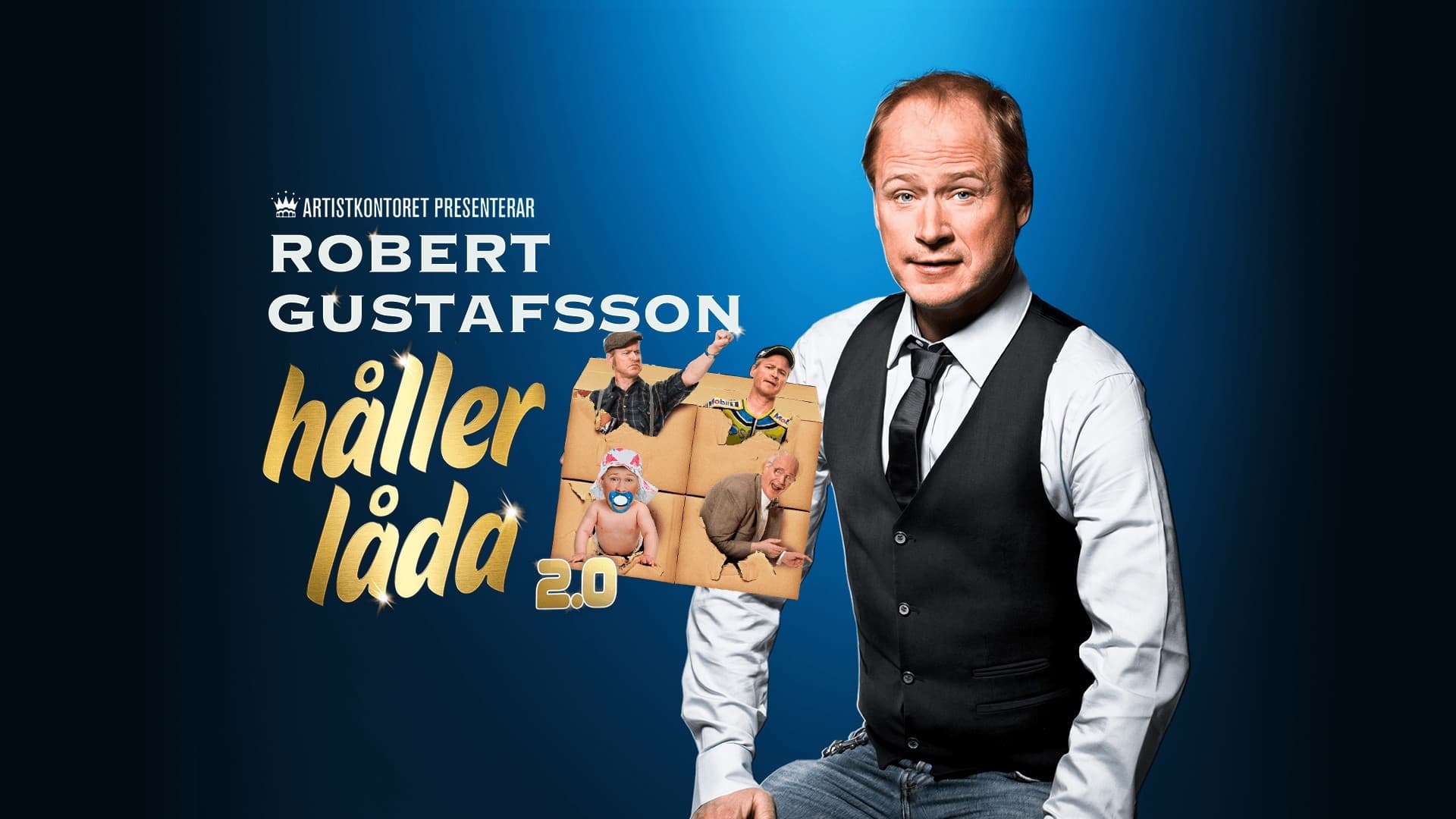 Robert Gustafsson håller låda|Robert Gustafsson håller låda