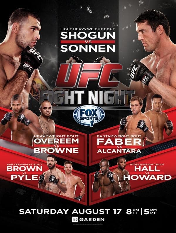 UFC Fight Night 26: Shogun vs. Sonnen | UFC Fight Night 26: Shogun vs. Sonnen