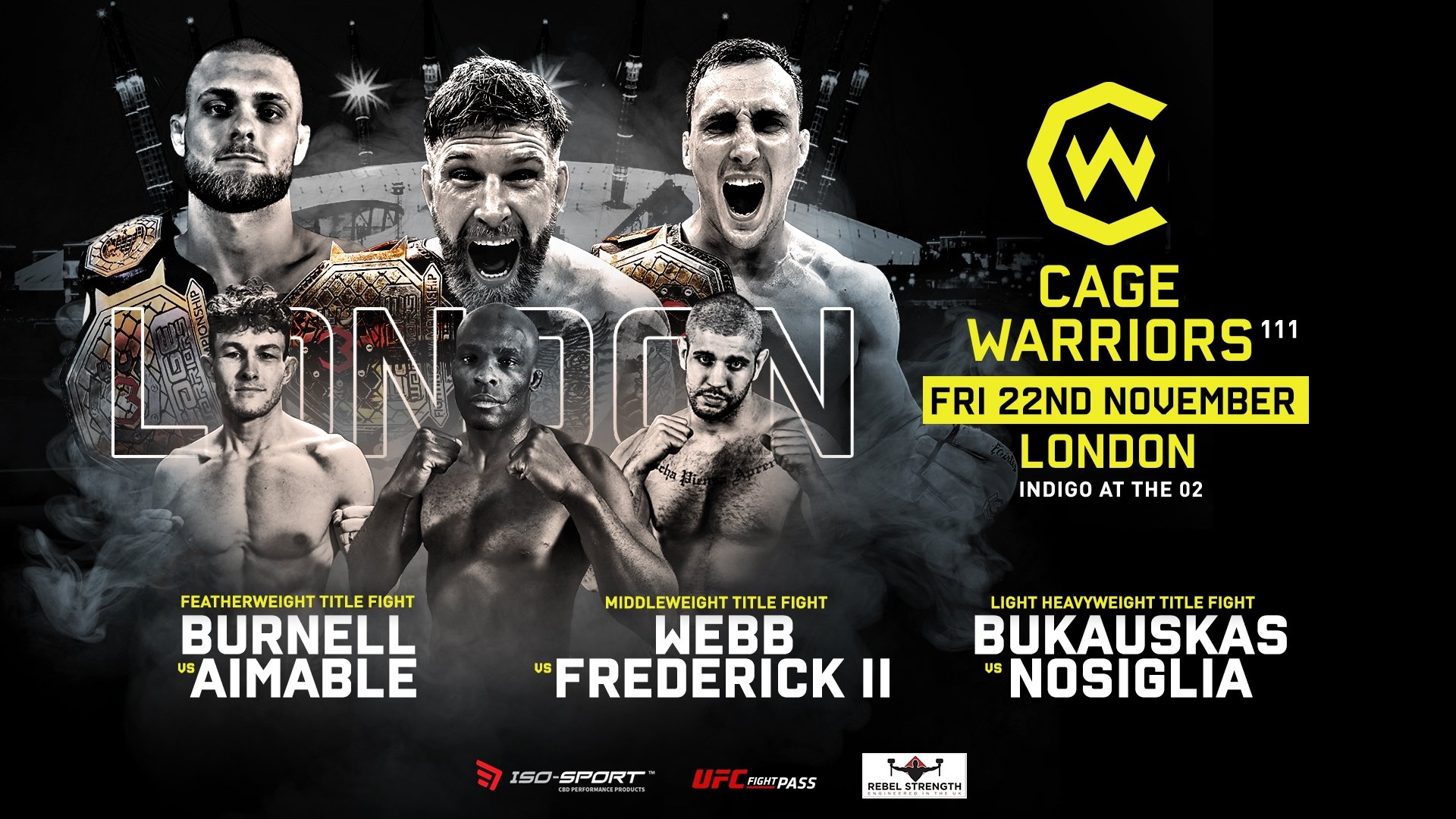 Cage Warriors 111: Webb vs. Frederick 2|Cage Warriors 111: Webb vs. Frederick 2