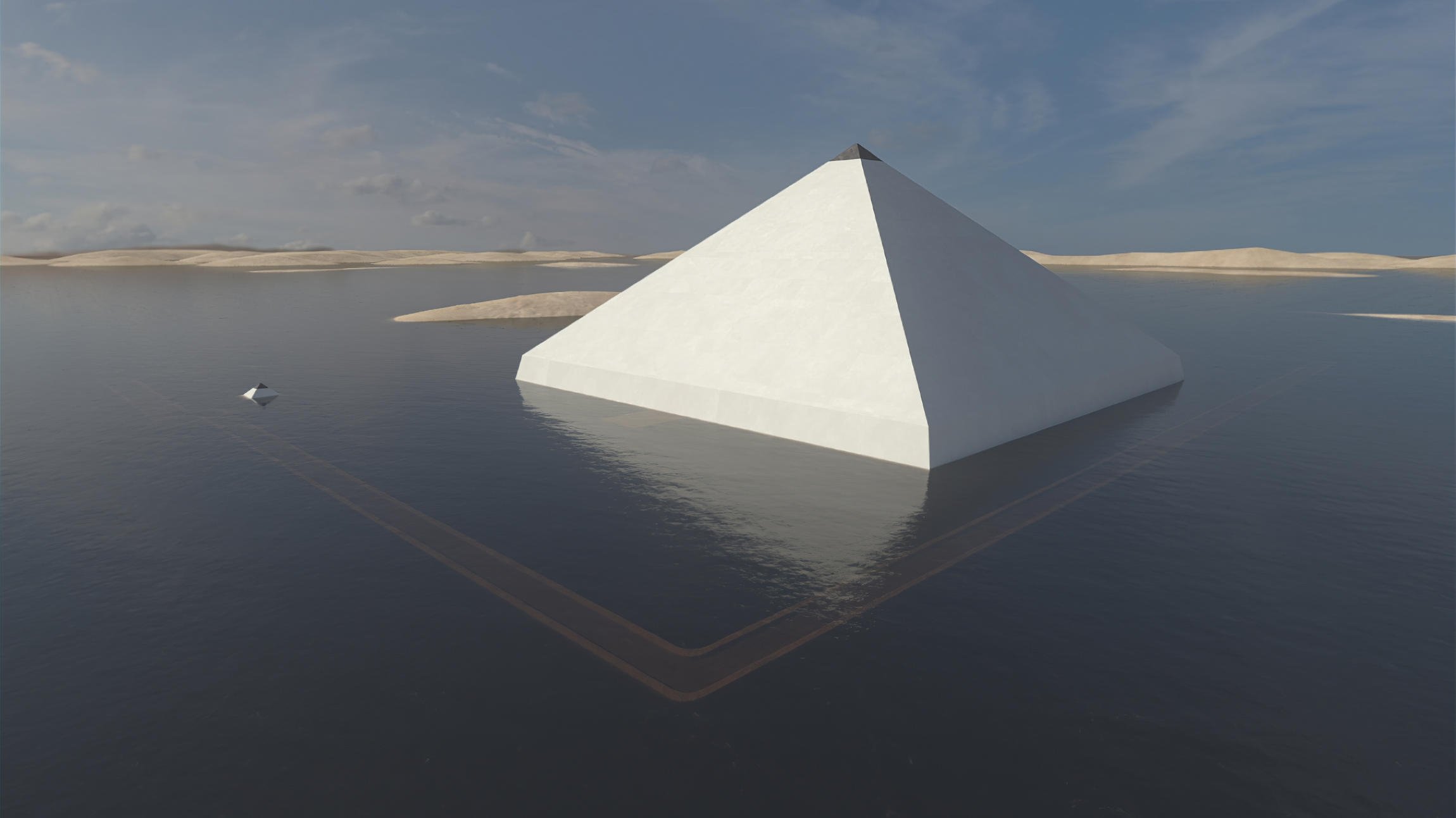 Egypt floating pyramid|Egypt floating pyramid