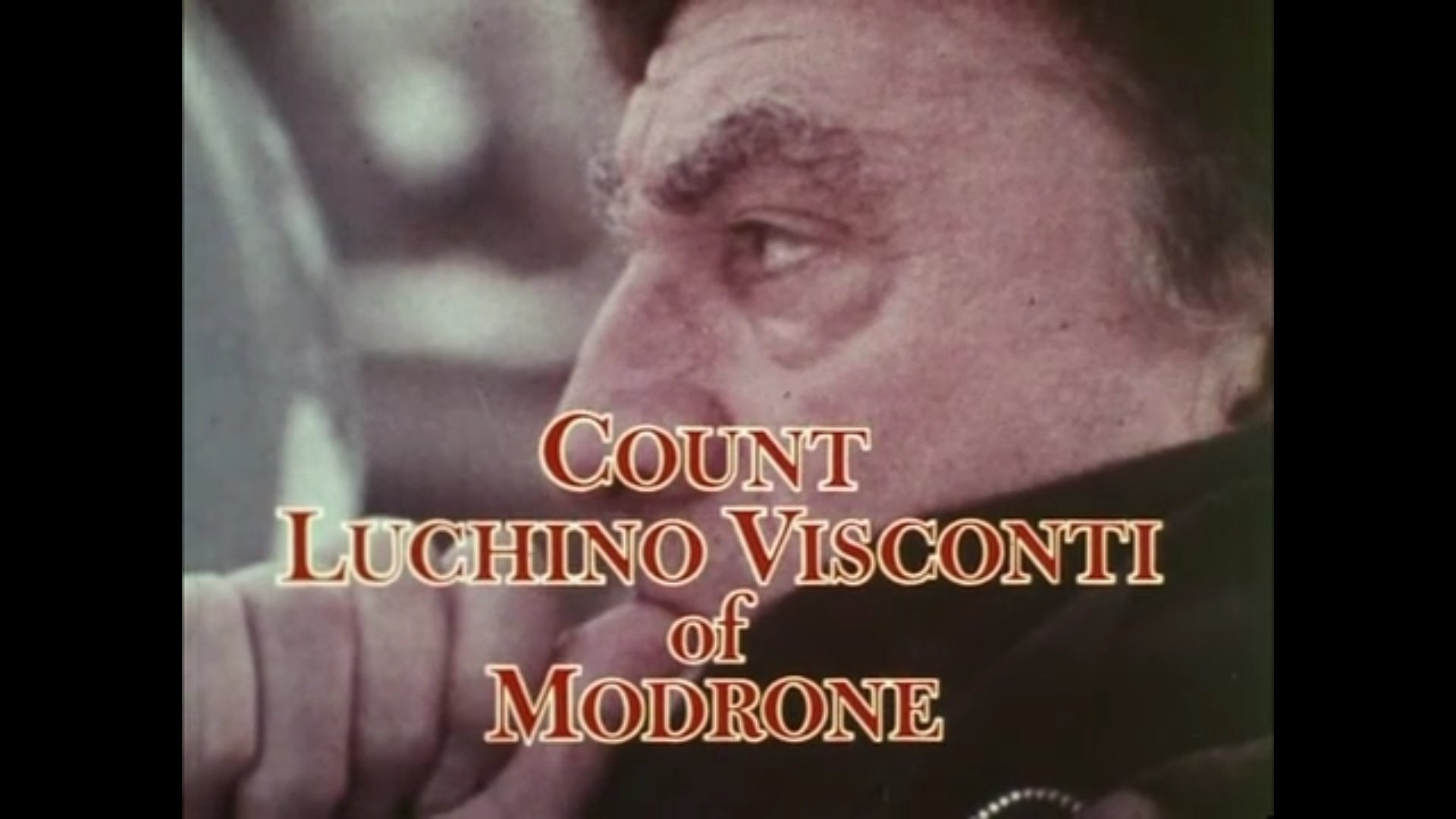 Bailey on Visconti|Bailey on Visconti