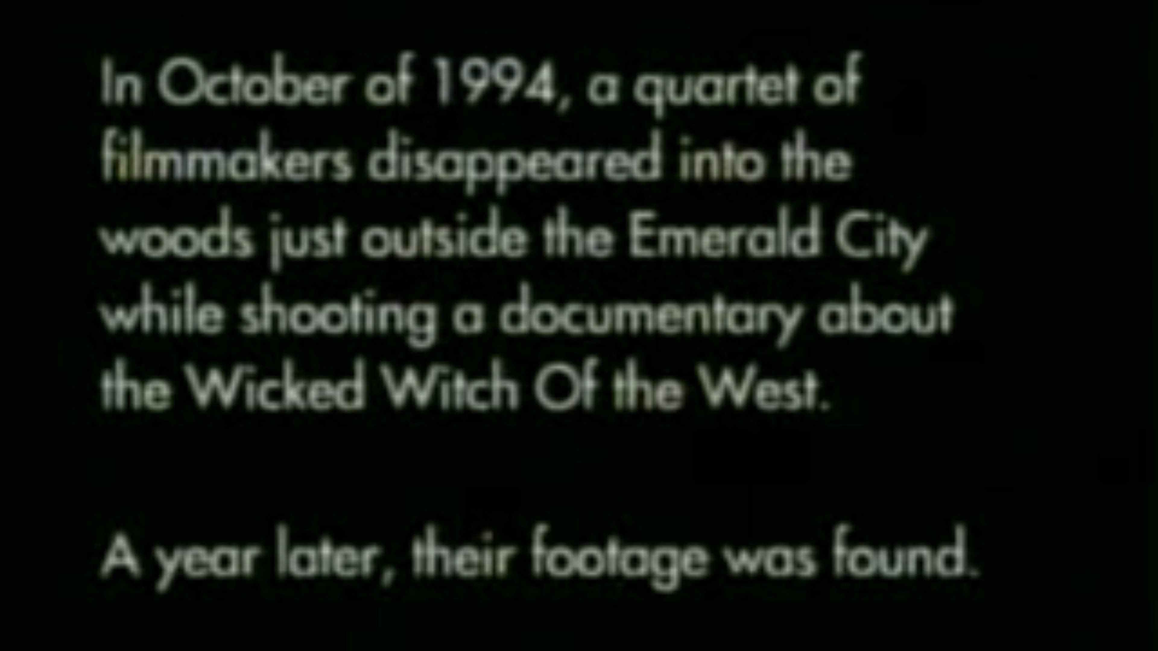 The Wicked Witch Project|The Wicked Witch Project