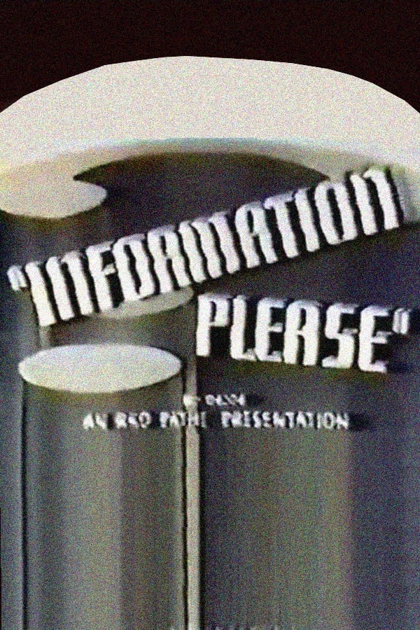 Information Please: Series 1, No. 1 | Information Please: Series 1, No. 1