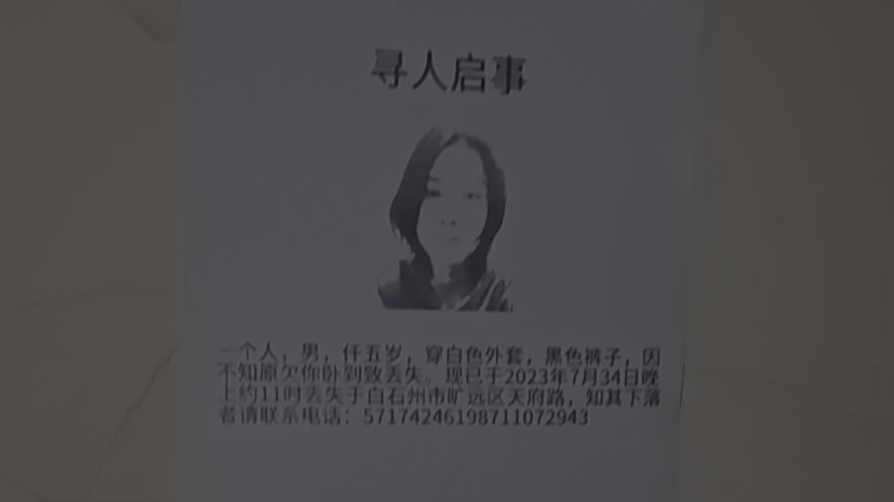 寻人启事 Missing Persons (in a newspaper)|寻人启事 Missing Persons (in a newspaper)