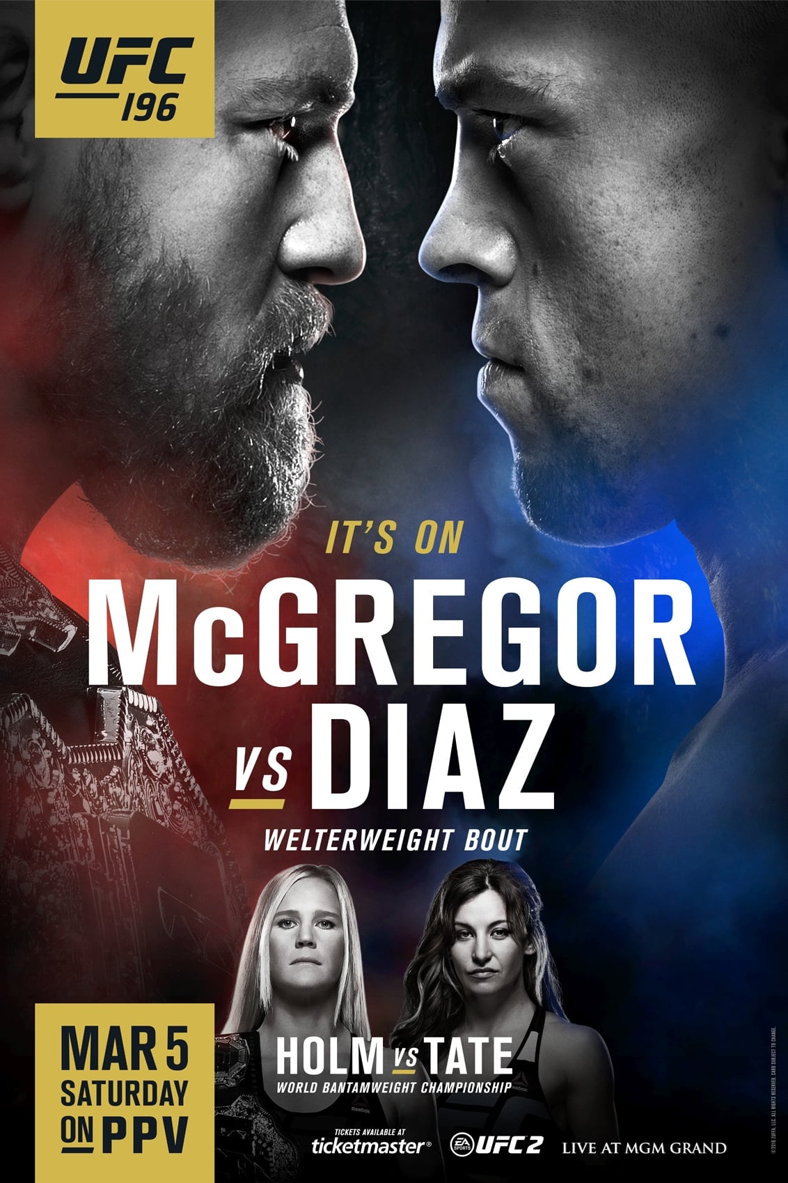 UFC 196: McGregor vs Diaz | UFC 196: McGregor vs Diaz