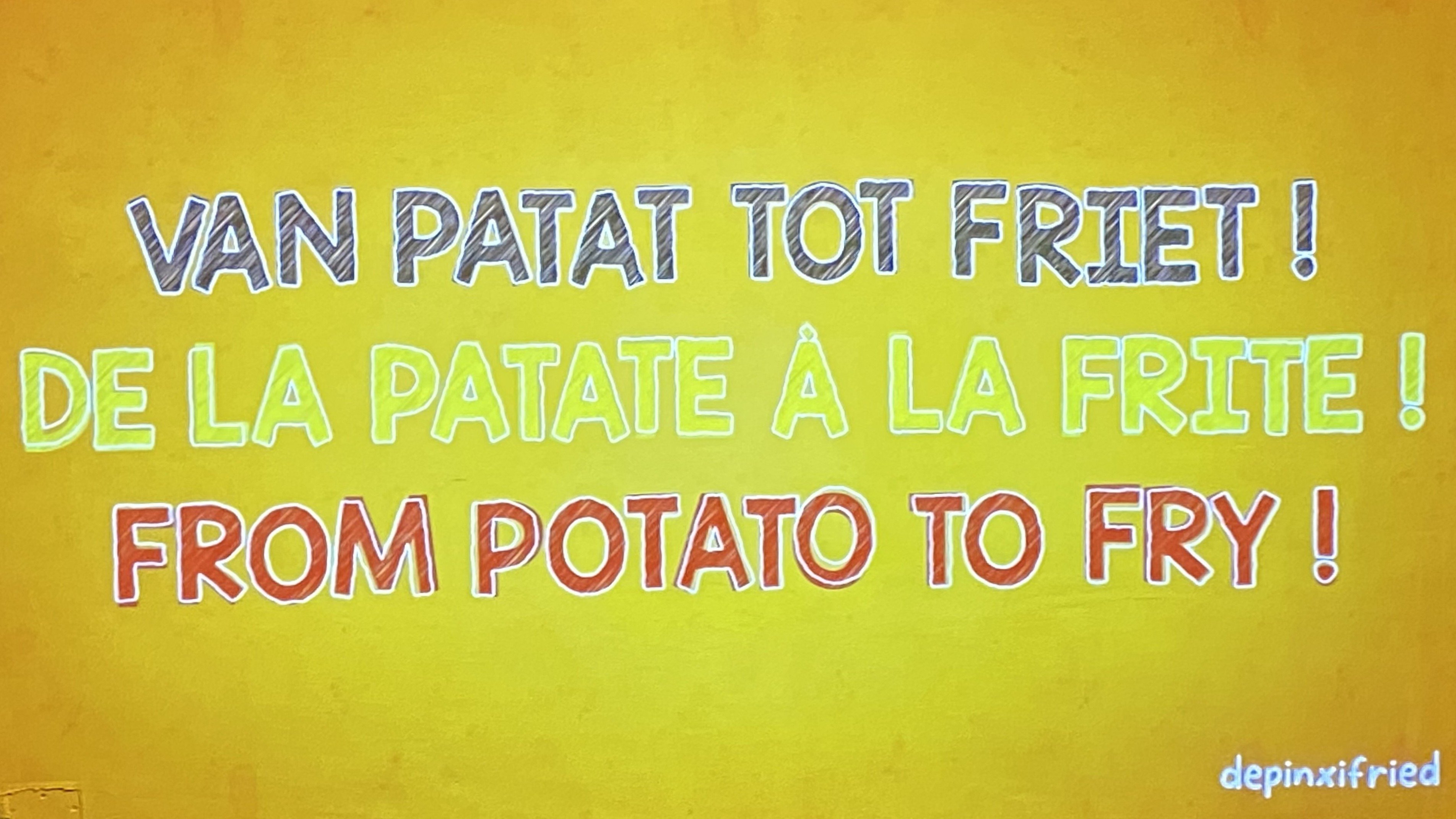 Van patat tot friet!|Van patat tot friet!