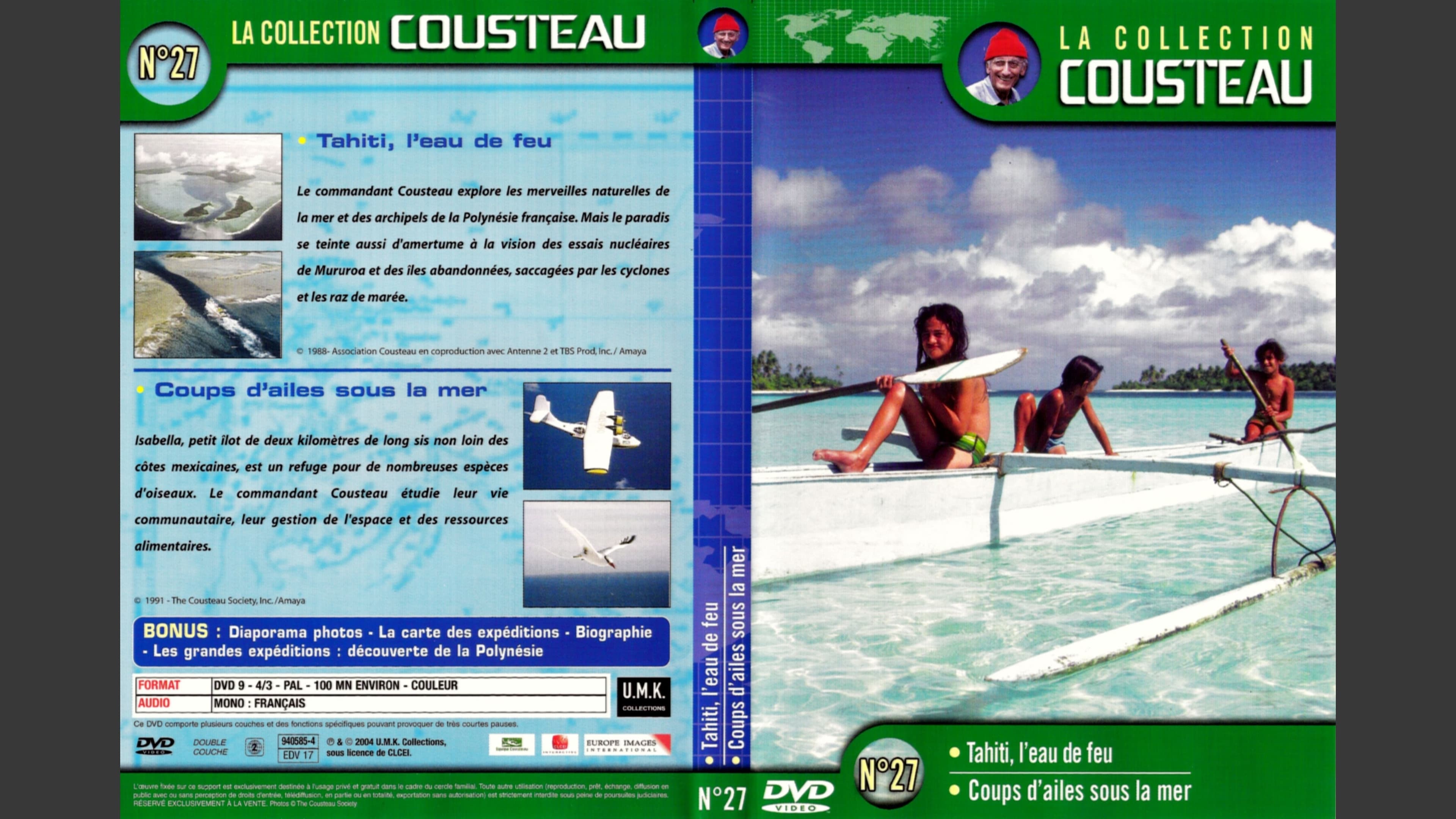 La collection Cousteau N°27 | Tahiti, l'eau de feu | Coups d'ailes sous la mer|La collection Cousteau N°27 | Tahiti, l'eau de feu | Coups d'ailes sous la mer