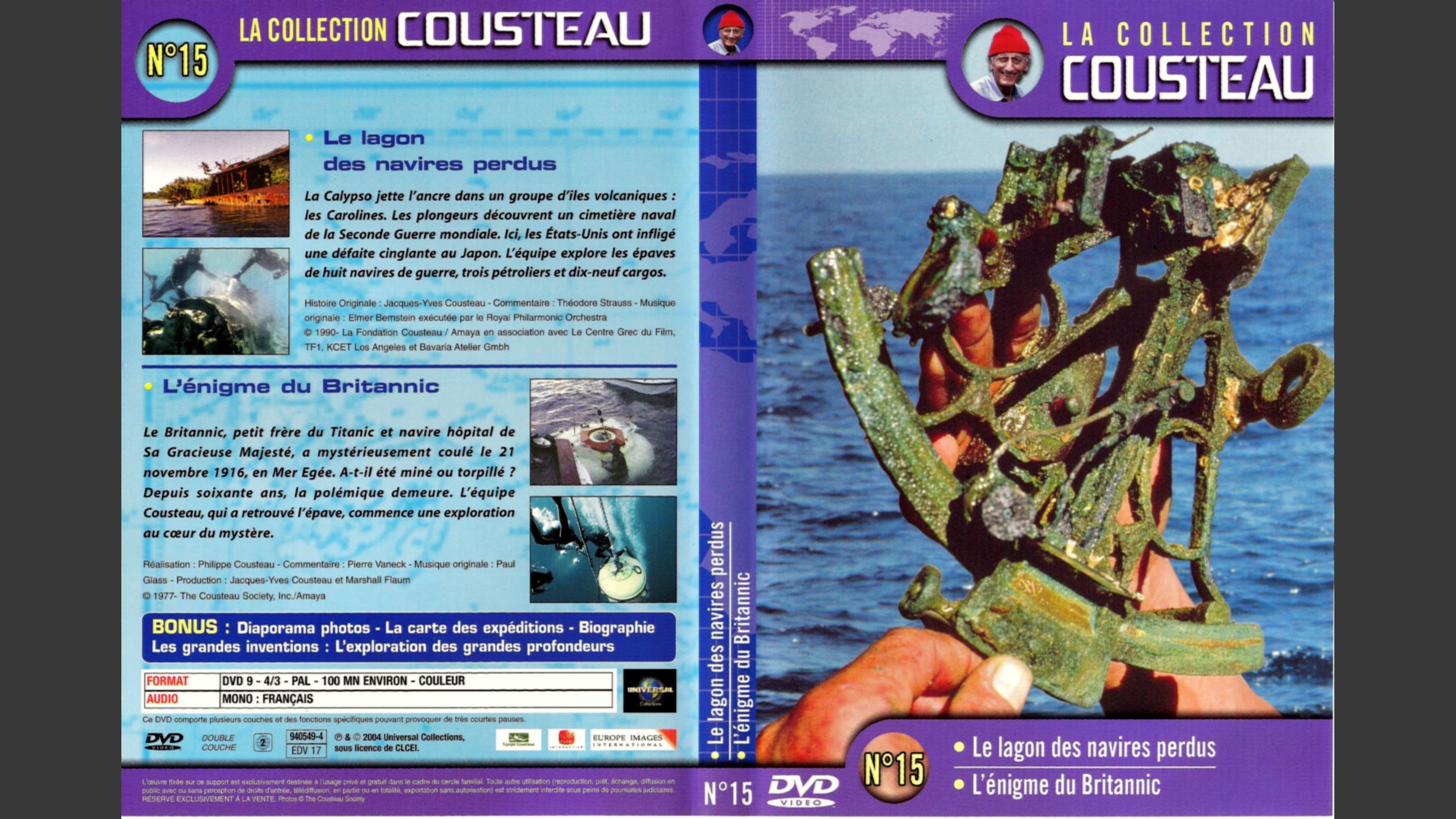 La collection Cousteau N°15 | Le lagon des navires perdus | L'énigme du Britannic|La collection Cousteau N°15 | Le lagon des navires perdus | L'énigme du Britannic