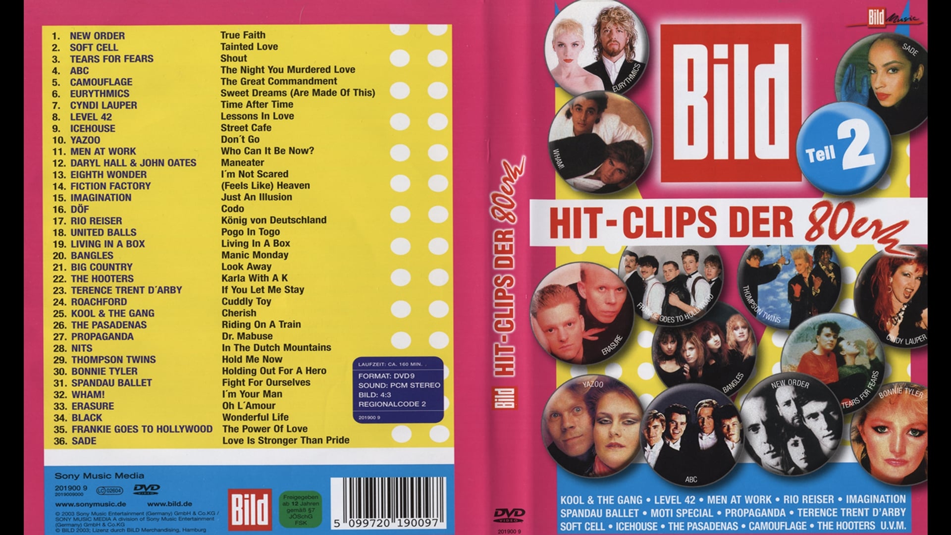 Bild: Hit - Clips Der 80er - Tell 2|Bild: Hit - Clips Der 80er - Tell 2