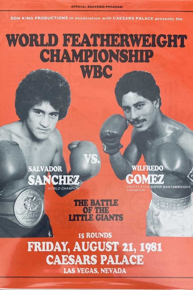 Salvador Sanchez vs. Wilfredo Gomez | Salvador Sanchez vs. Wilfredo Gomez