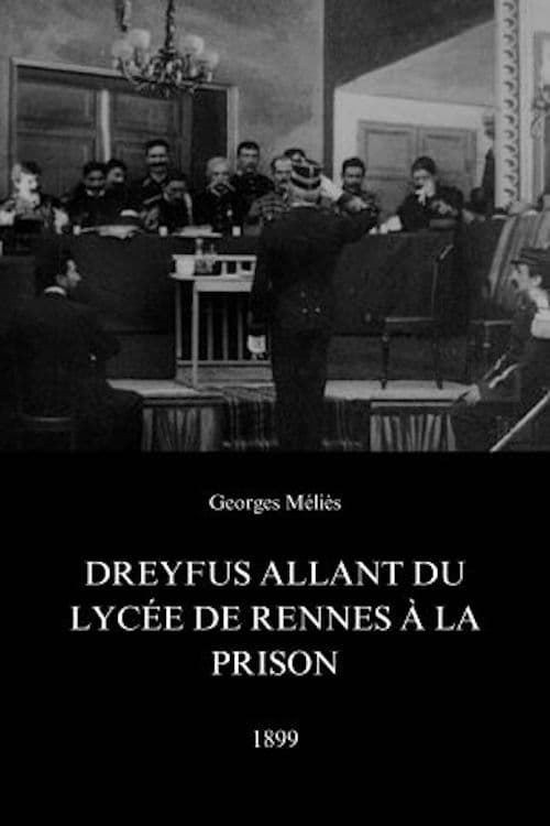 Dreyfus allant du lycée de Rennes à la prison | Dreyfus allant du lycée de Rennes à la prison