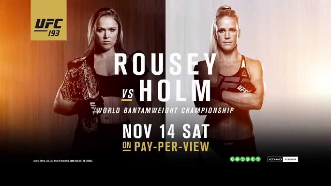 UFC 193: Rousey vs. Holm|UFC 193: Rousey vs. Holm