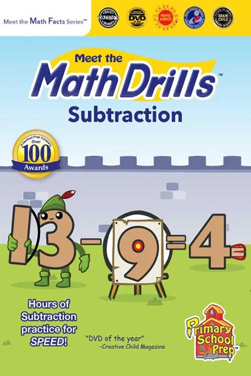 Meet the Math Drills - Subtraction | Meet the Math Drills - Subtraction