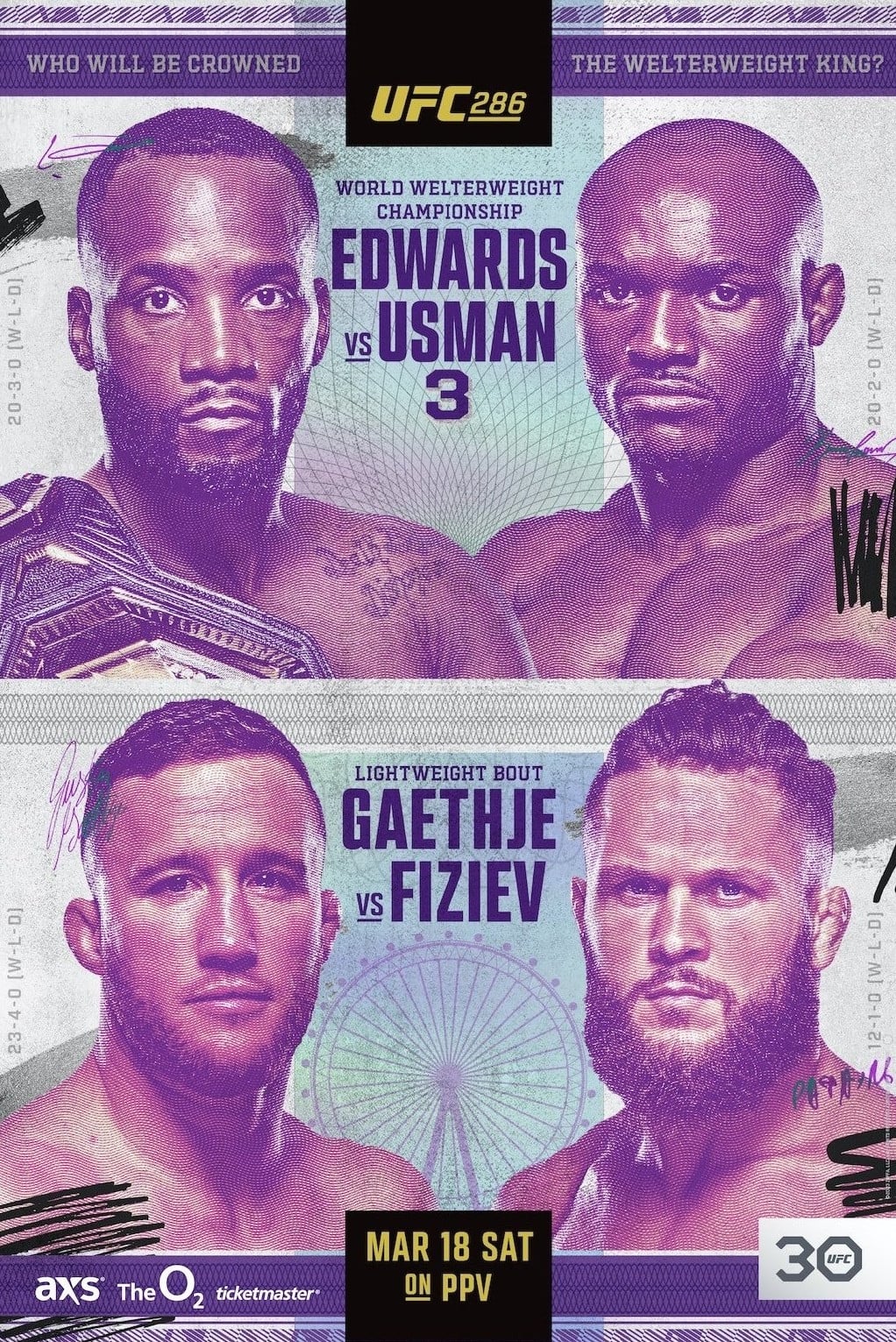 UFC 286: Edwards vs. Usman 3 | UFC 286: Edwards vs. Usman 3