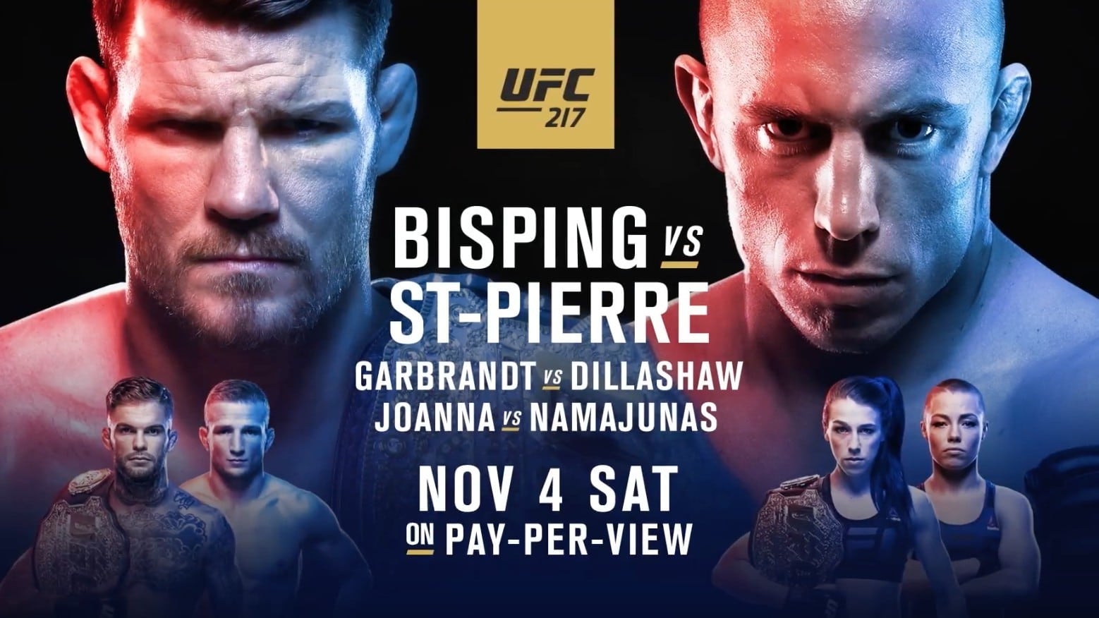 UFC 217: Bisping vs. St-Pierre|UFC 217: Bisping vs. St-Pierre