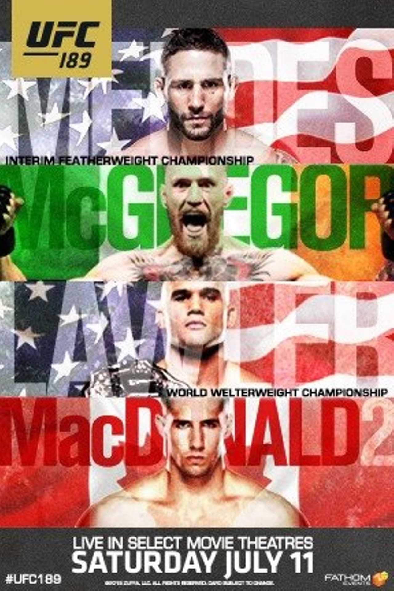 UFC 189: Mendes vs. McGregor | UFC 189: Mendes vs. McGregor