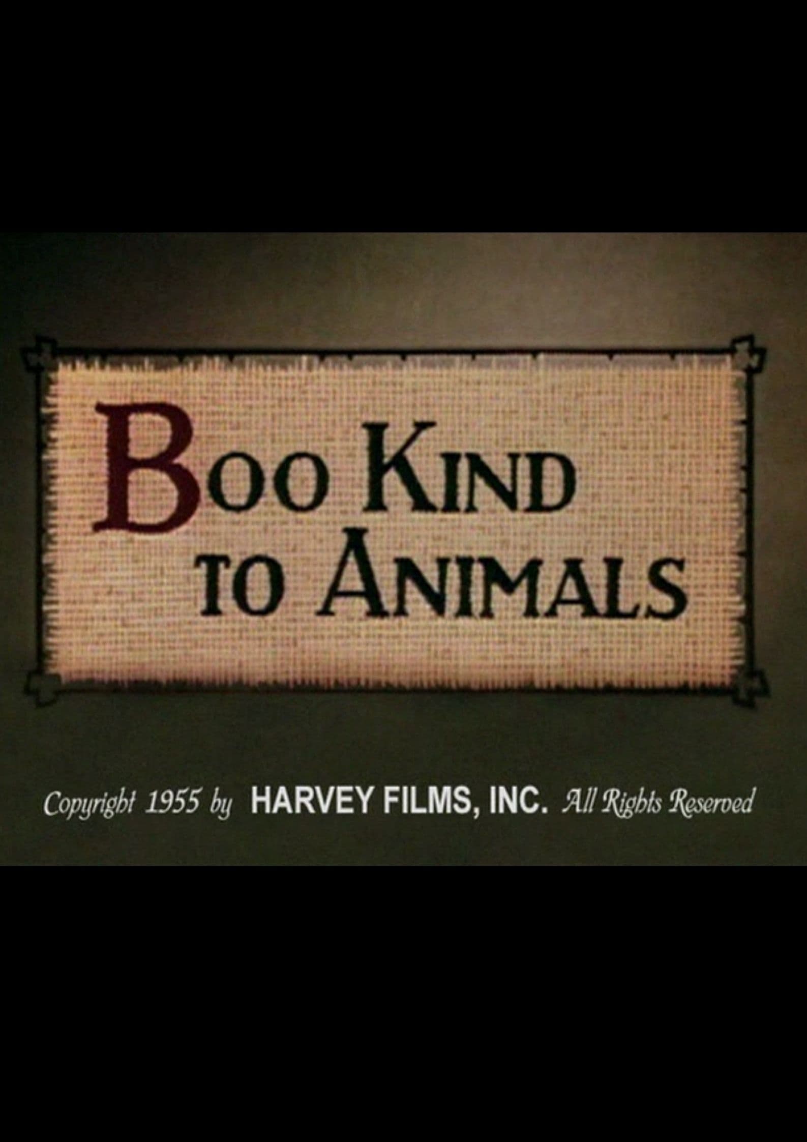 Boo Kind to Animals | Boo Kind to Animals