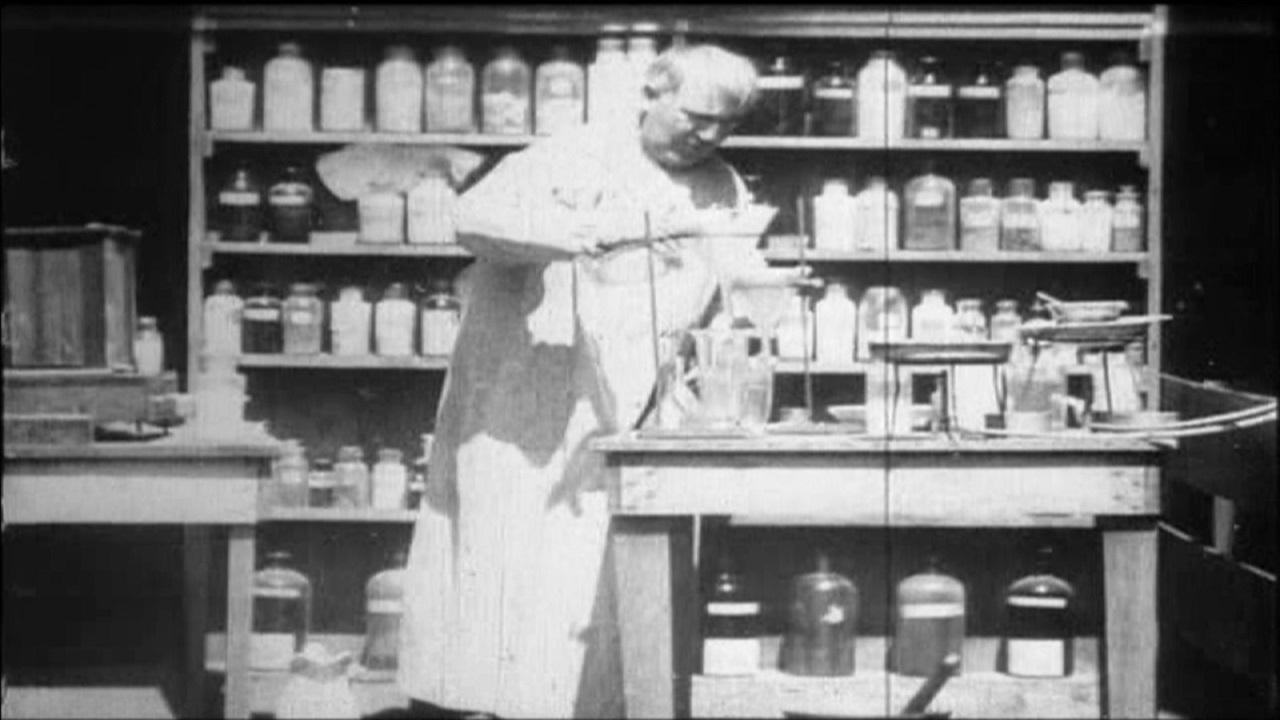 Mr. Edison at Work in His Chemical Laboratory|Mr. Edison at Work in His Chemical Laboratory