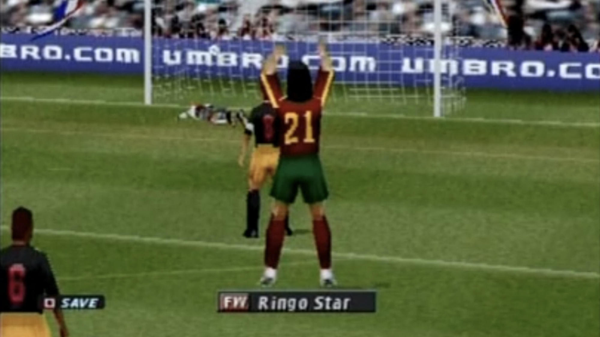 Pre Evolution Soccer's One-Minute Dance After a Golden Goal in the Master League|Pre Evolution Soccer's One-Minute Dance After a Golden Goal in the Master League