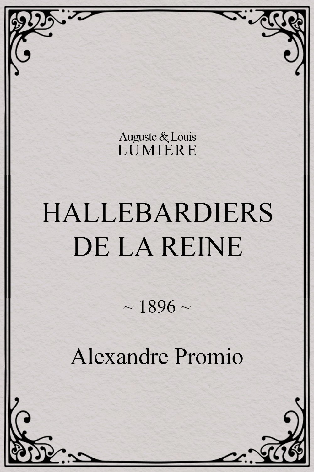 Hallebardiers de la reine