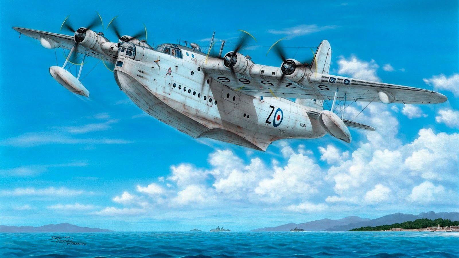 The Short Sunderland Flying Boat|The Short Sunderland Flying Boat