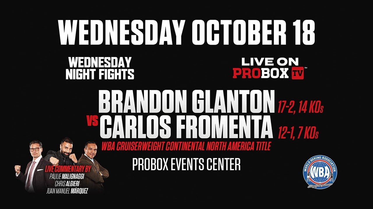 Brandon Glanton vs. Carlos Fromenta|Brandon Glanton vs. Carlos Fromenta