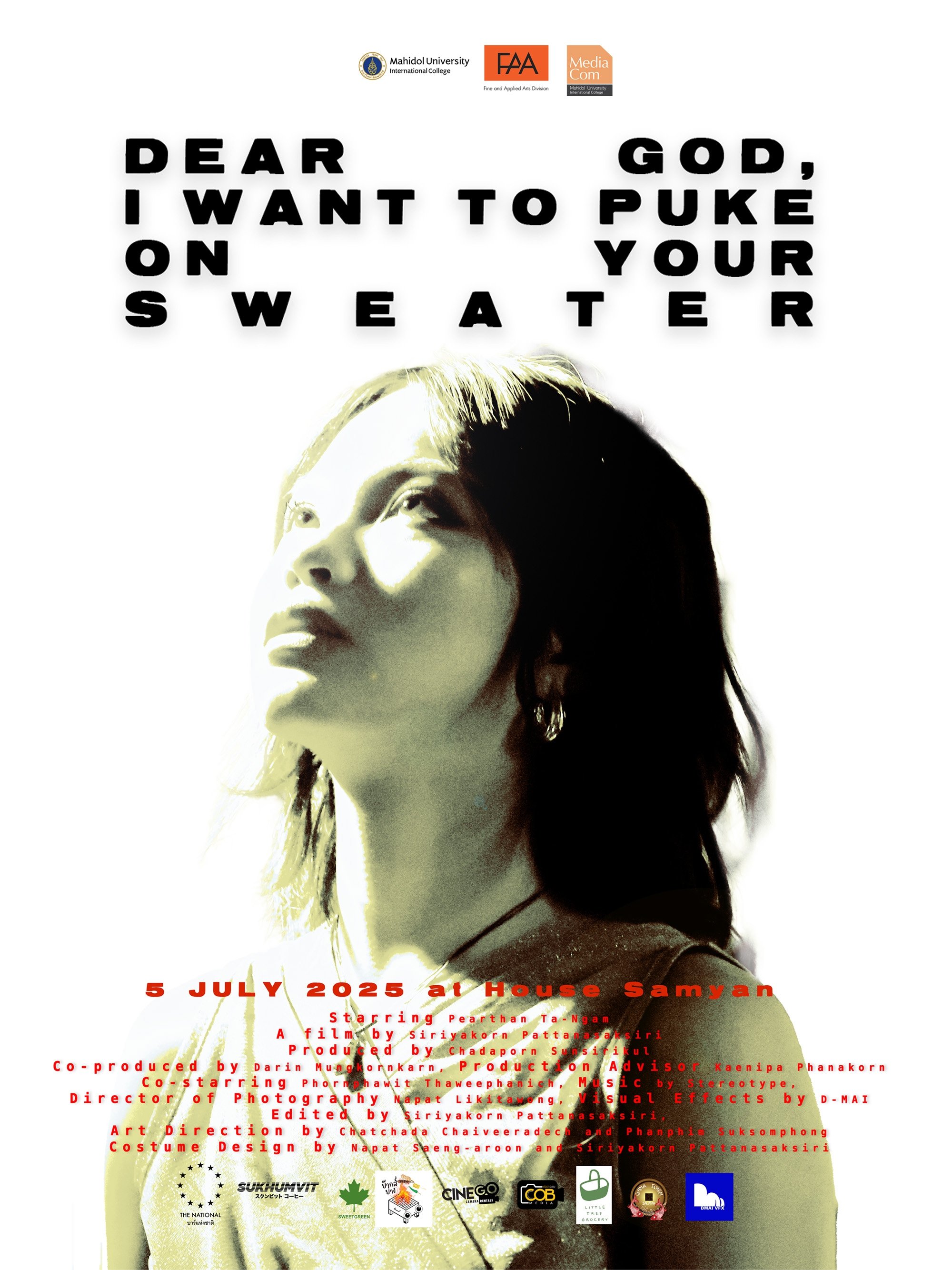 Dear God, I want to puke on your sweater
