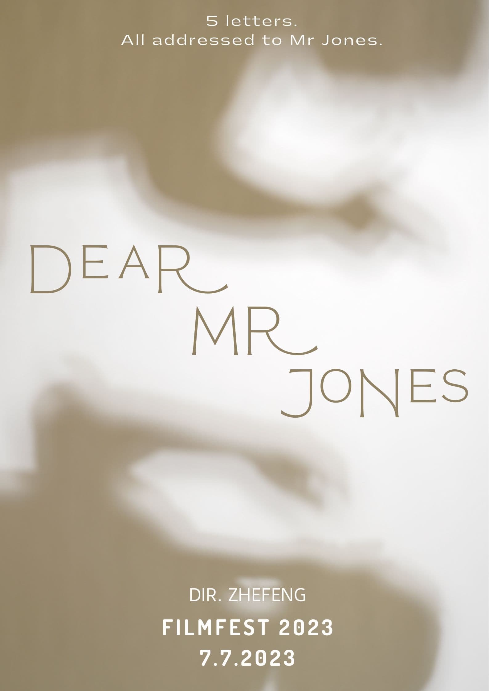 Dear Mr Jones, | Dear Mr Jones,