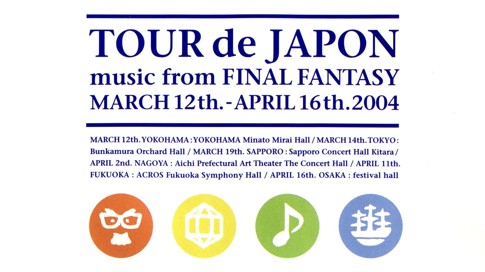 Tour de Japon: music from Final Fantasy|Tour de Japon: music from Final Fantasy