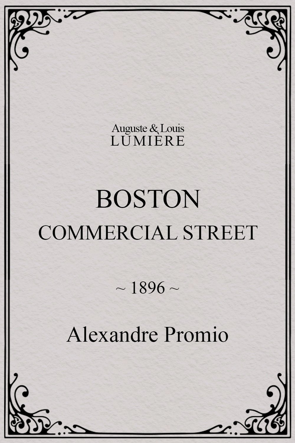 Boston, Commercial Street