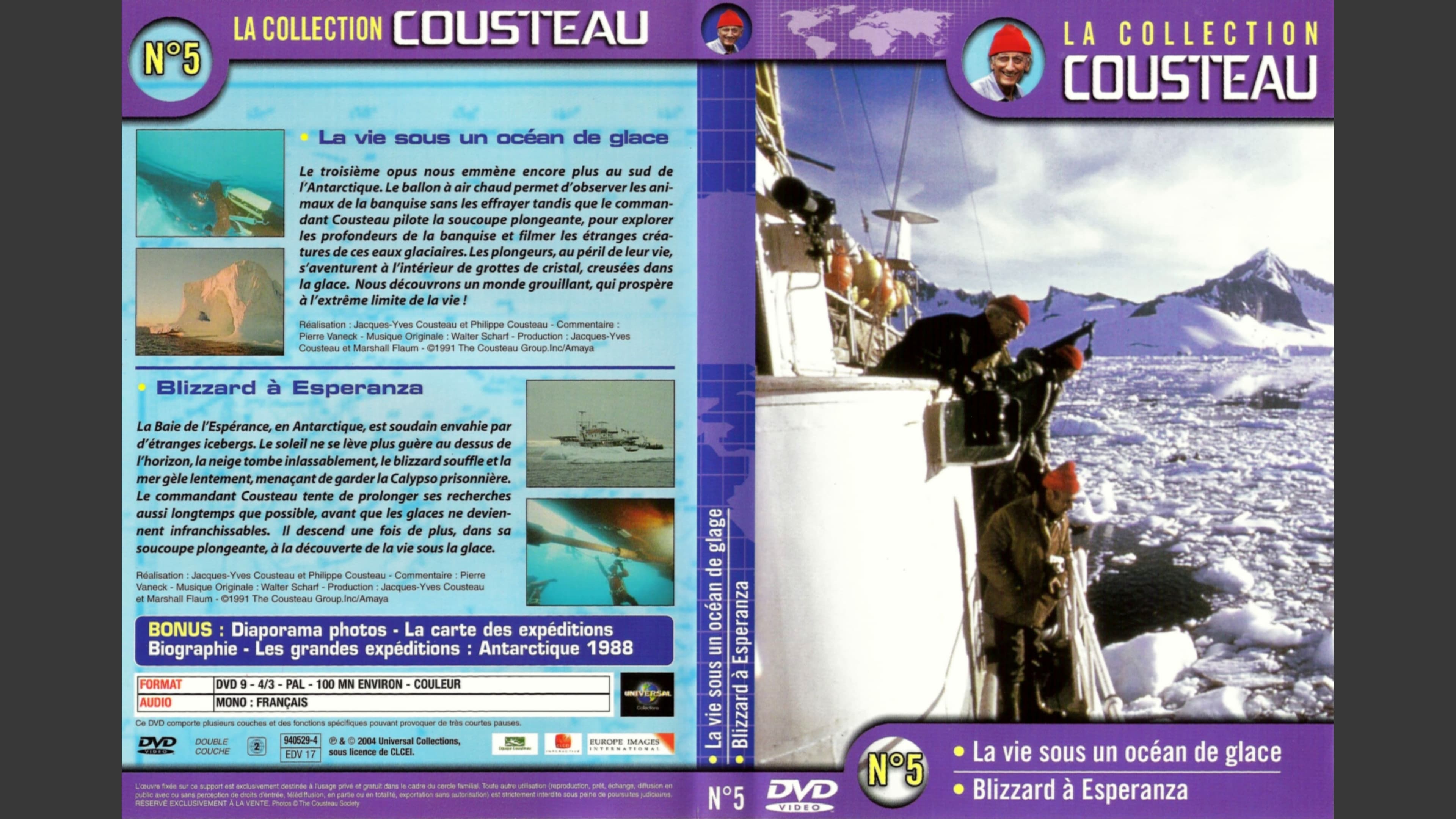 La collection Cousteau N°5 | La vie sous un océan de glace | Blizzard à Esperanza|La collection Cousteau N°5 | La vie sous un océan de glace | Blizzard à Esperanza