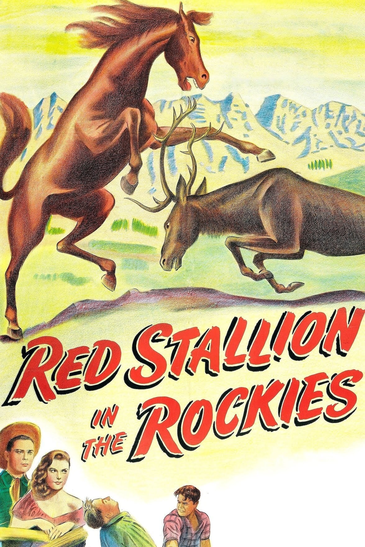 Red Stallion In The Rockies | Red Stallion In The Rockies