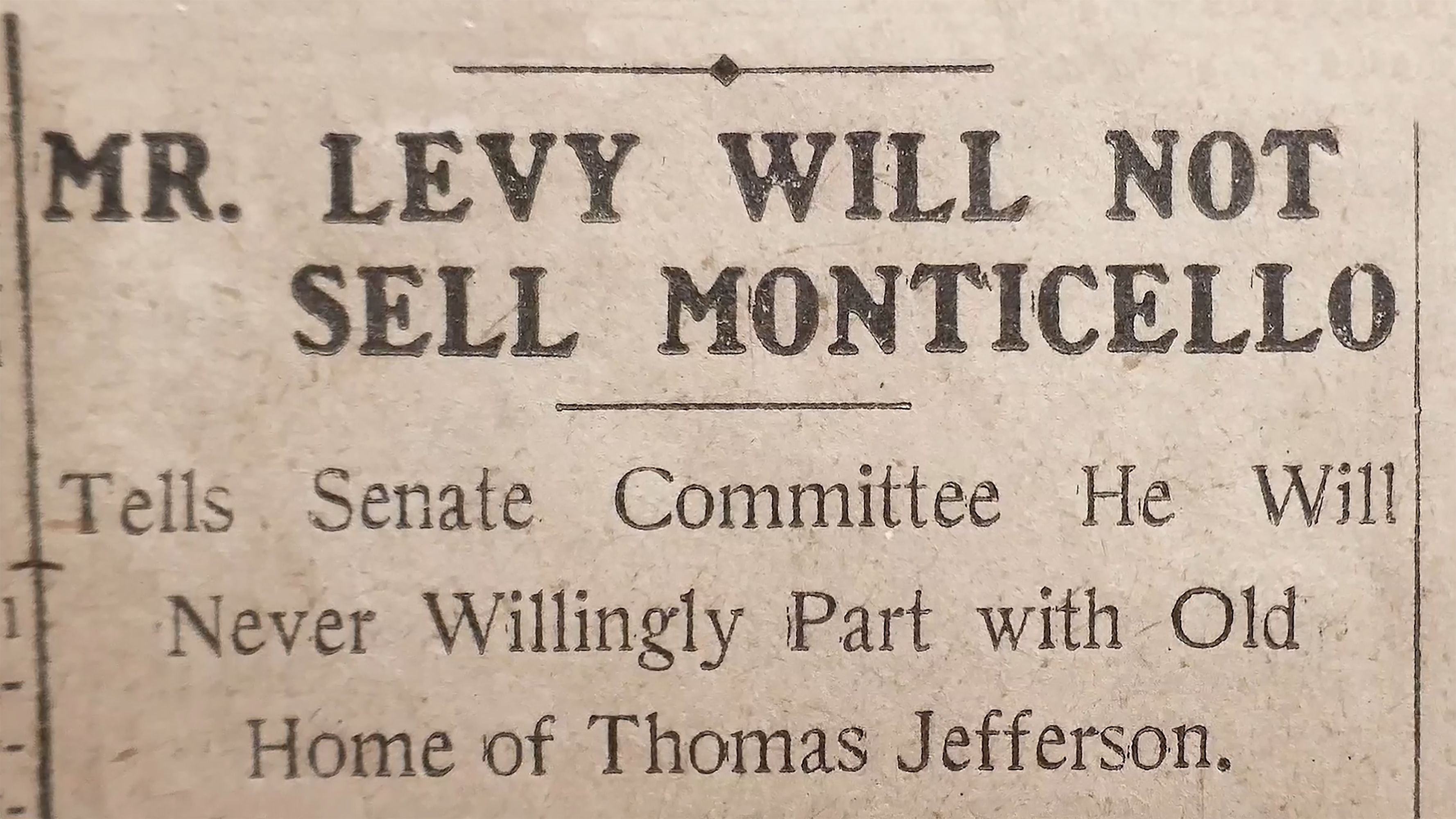 The Levys of Monticello|The Levys of Monticello