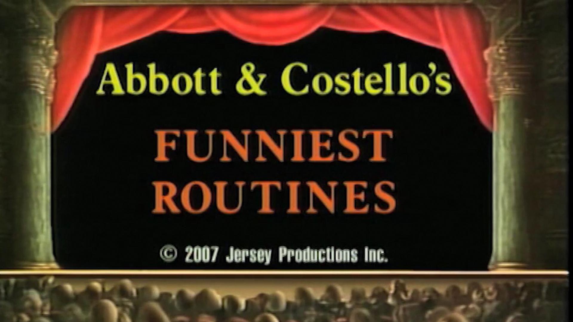 Abbott and Costello: Funniest Routines, Vol. 1|Abbott and Costello: Funniest Routines, Vol. 1