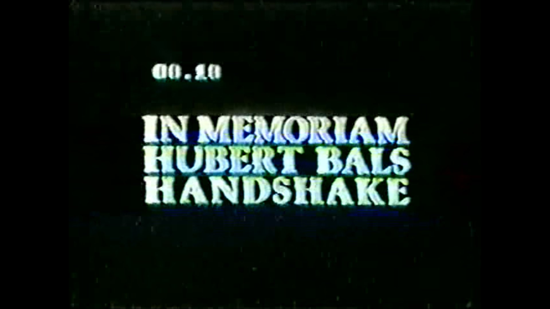 Hubert Bals Handshake|Hubert Bals Handshake