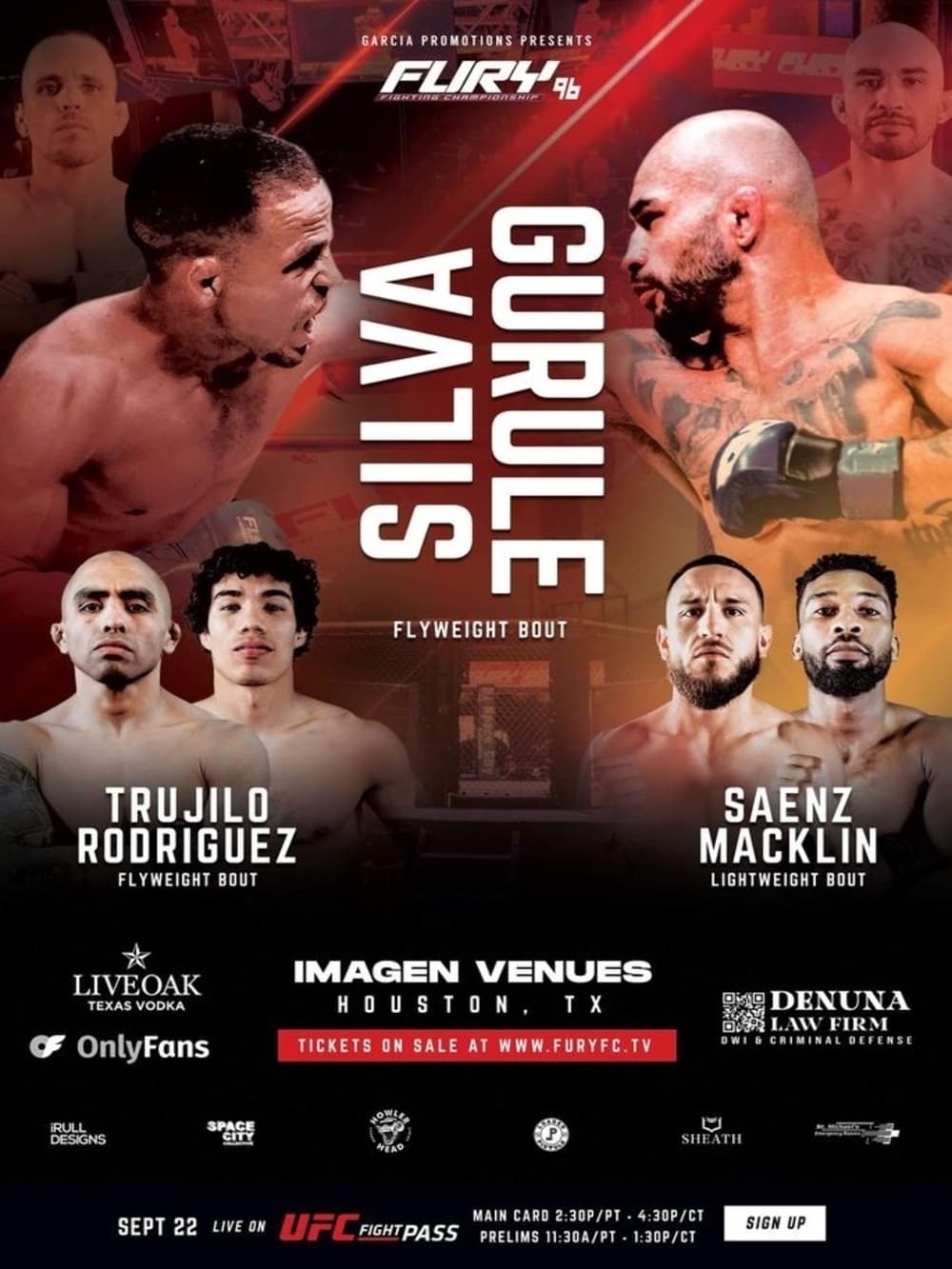 Fury FC 96: Silva vs. Gurule | Fury FC 96: Silva vs. Gurule