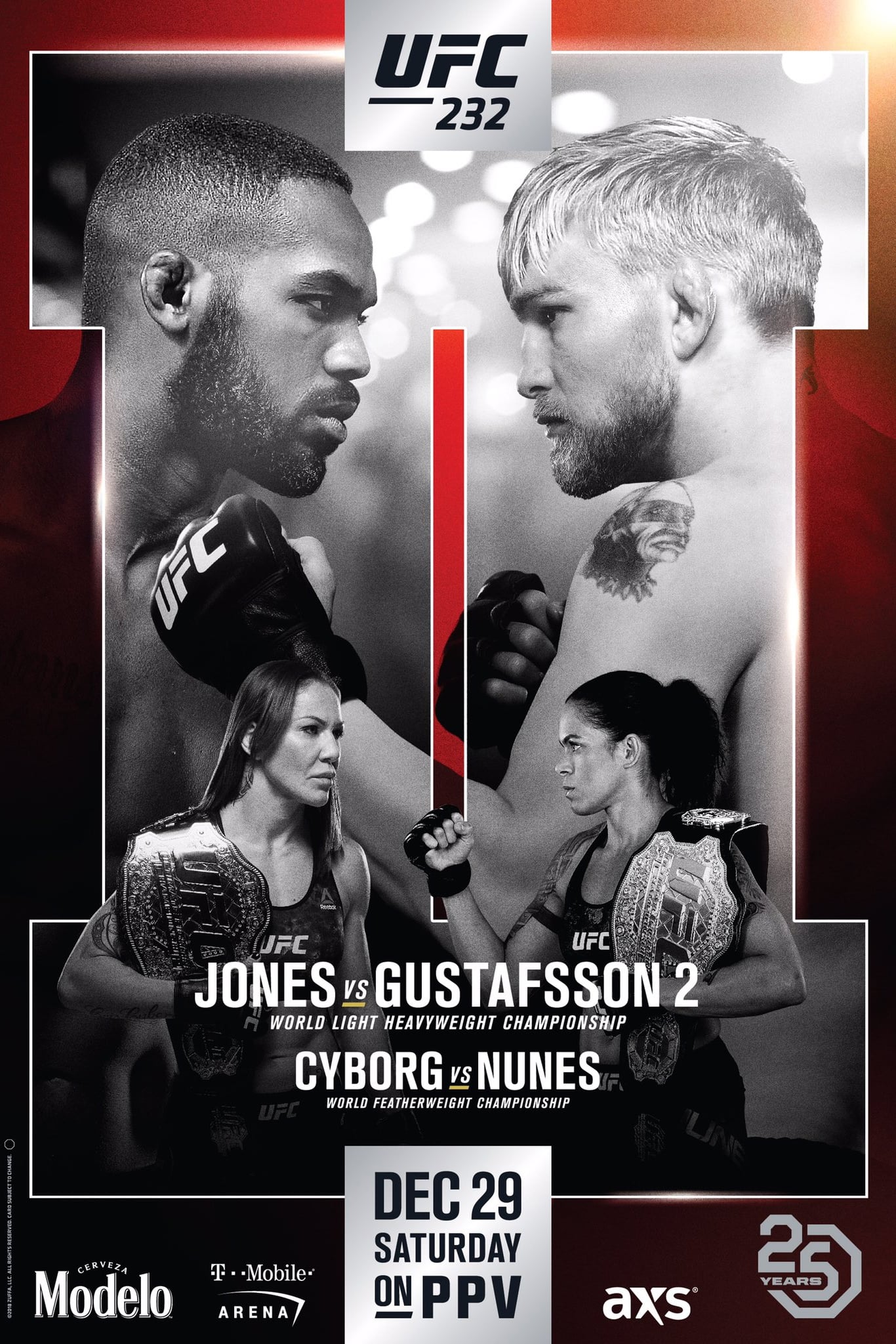 UFC 232: Jones vs. Gustafsson 2 | UFC 232: Jones vs. Gustafsson 2