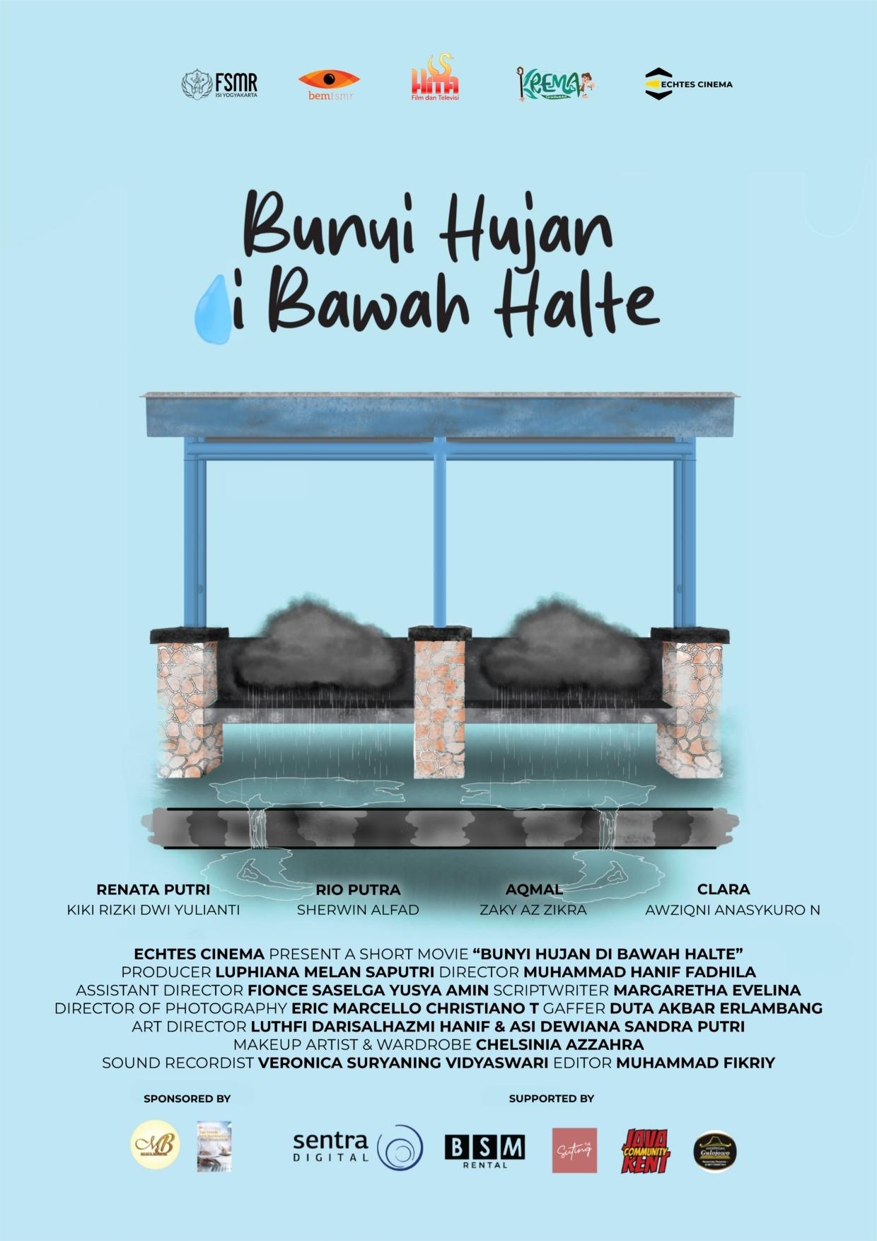 Bunyi Hujan di Bawah Halte