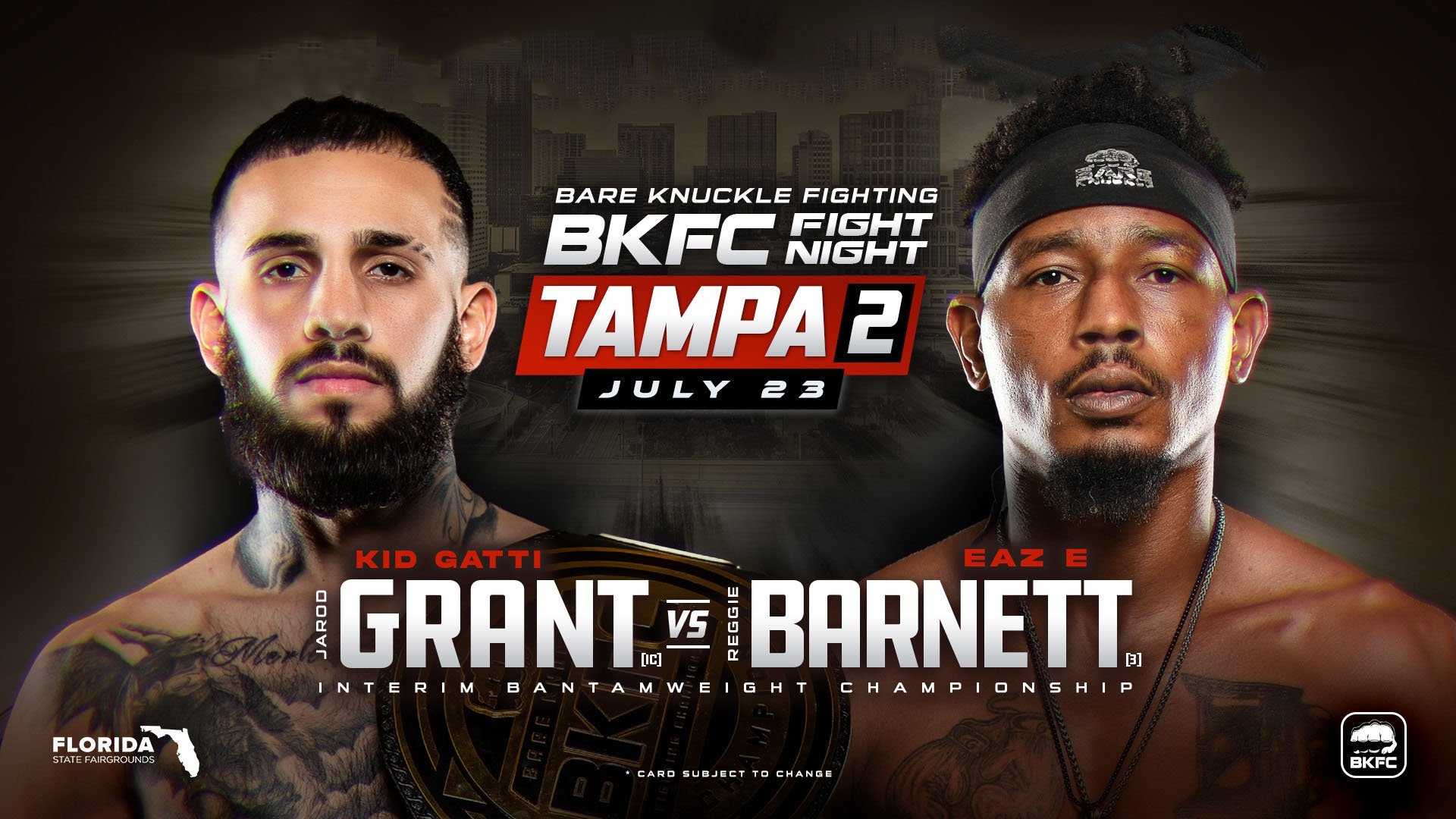 BKFC Fight Night: Tampa 2|BKFC Fight Night: Tampa 2