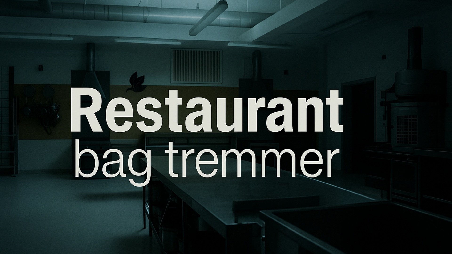 Restaurant bag tremmer|Restaurant bag tremmer