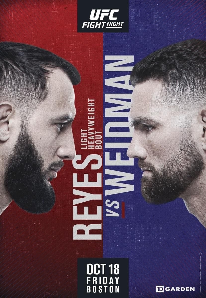 UFC on ESPN 6: Reyes vs. Weidman | UFC on ESPN 6: Reyes vs. Weidman