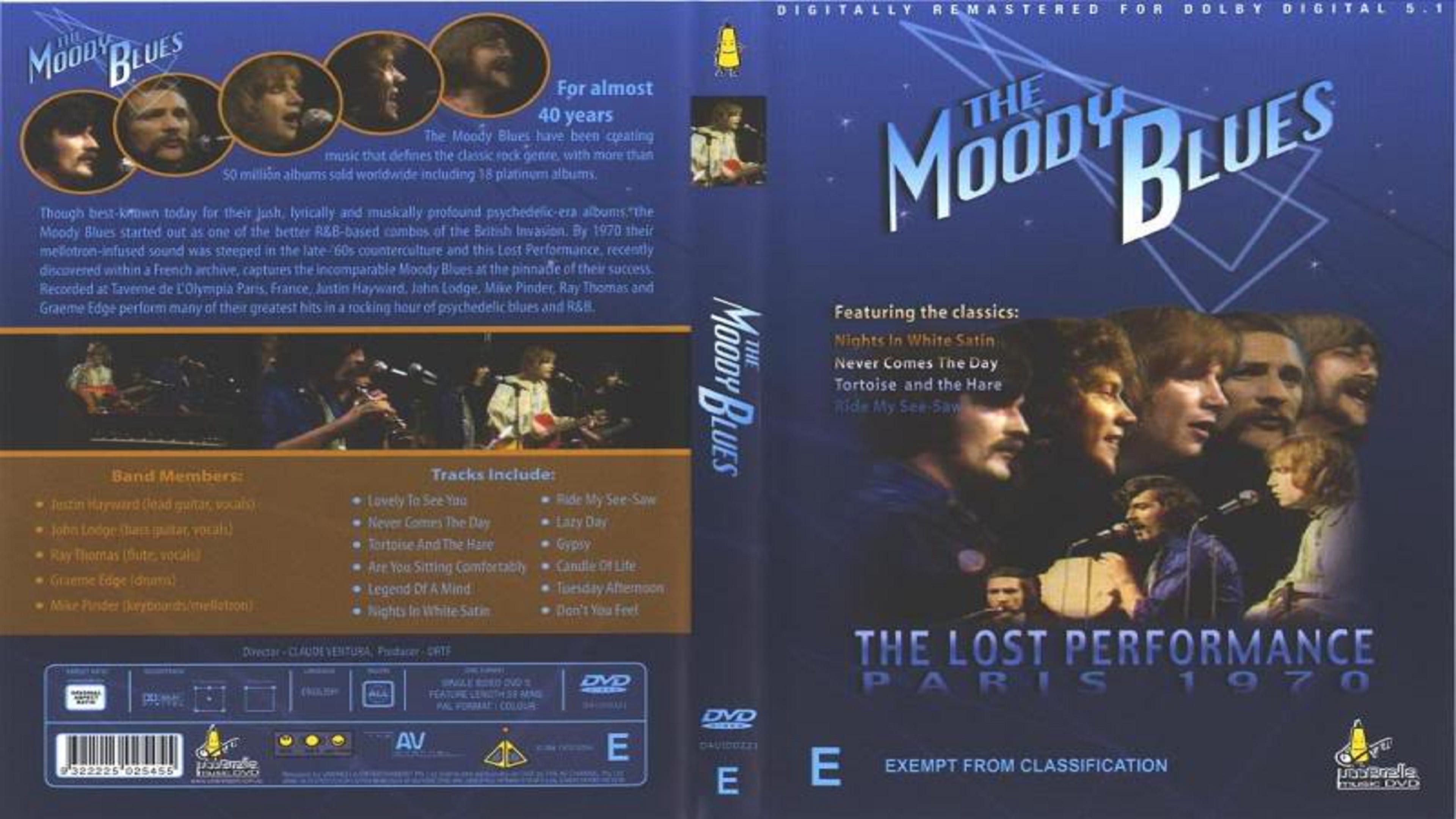 The Moody Blues:  The Lost Performance  (Live In Paris '70)|The Moody Blues:  The Lost Performance  (Live In Paris '70)