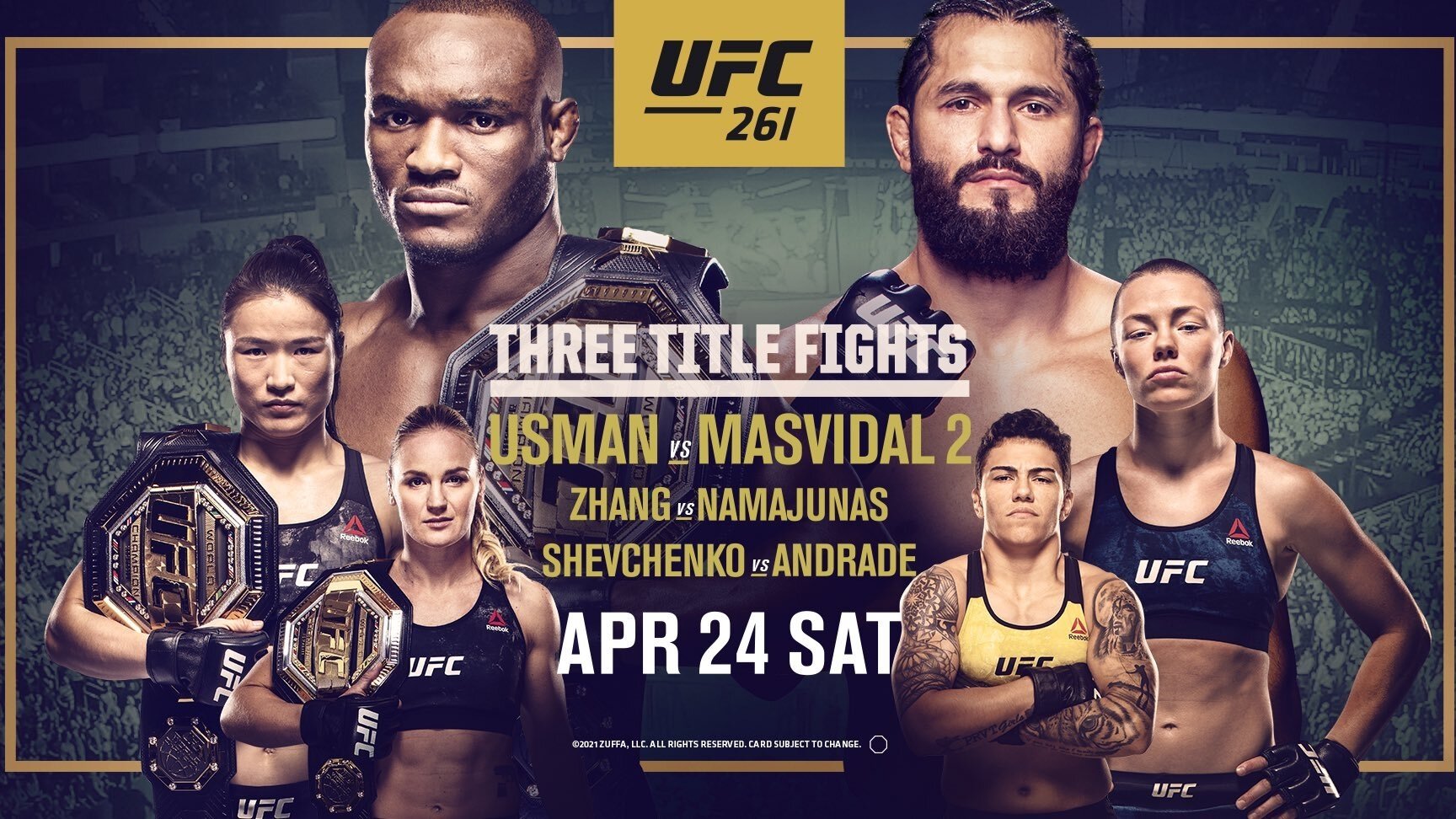 UFC 261: Usman vs. Masvidal 2|UFC 261: Usman vs. Masvidal 2