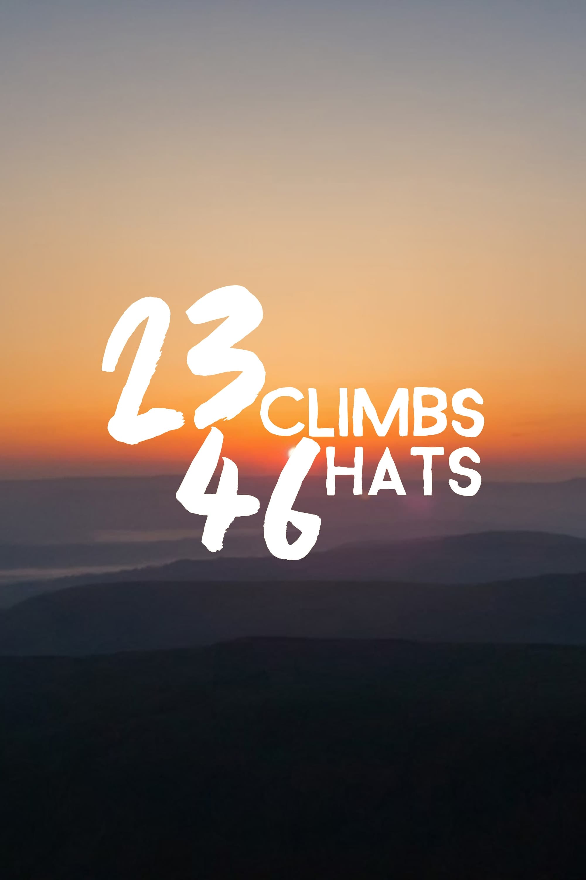 23 Climbs 46 Hats | 23 Climbs 46 Hats