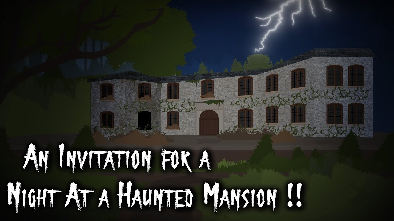 An Invitation for a Night at a Haunted Mansion !!|An Invitation for a Night at a Haunted Mansion !!