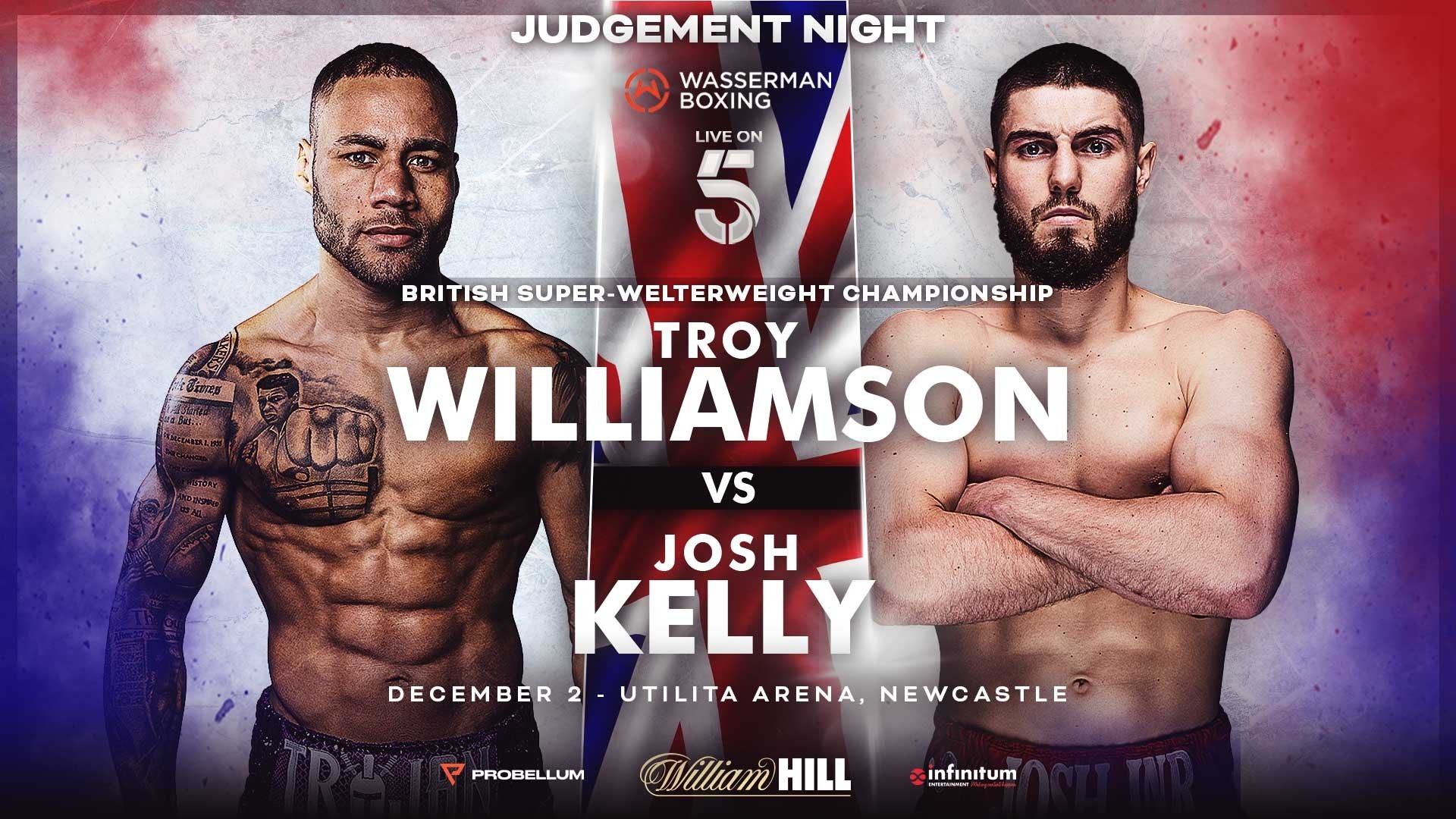 Troy Williamson vs. Josh Kelly|Troy Williamson vs. Josh Kelly