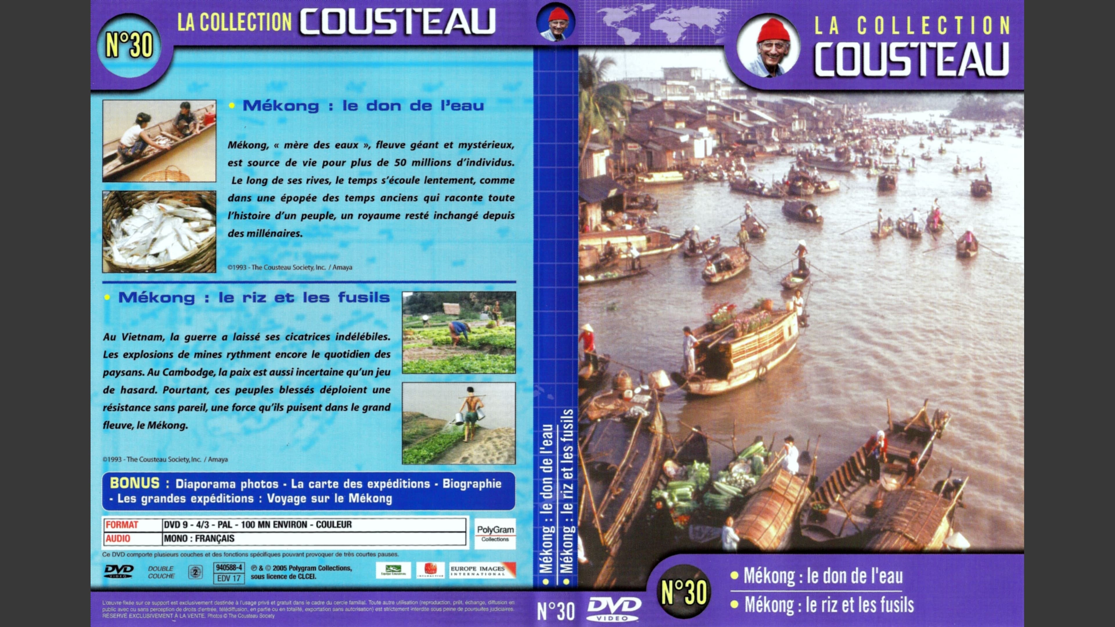 La collection Cousteau N°30 | Mékong : le don de l'eau | Mékong : le riz et les fusils|La collection Cousteau N°30 | Mékong : le don de l'eau | Mékong : le riz et les fusils