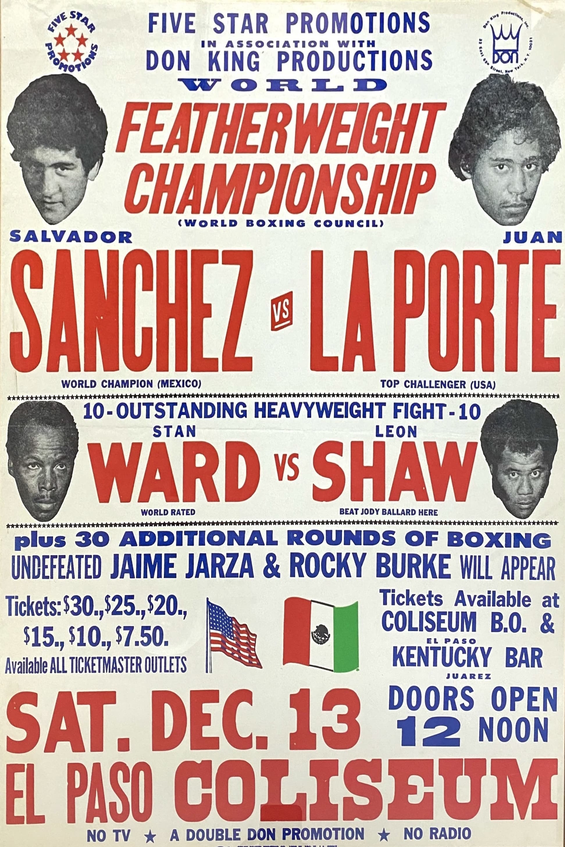 Salvador Sanchez vs. Juan Laporte | Salvador Sanchez vs. Juan Laporte