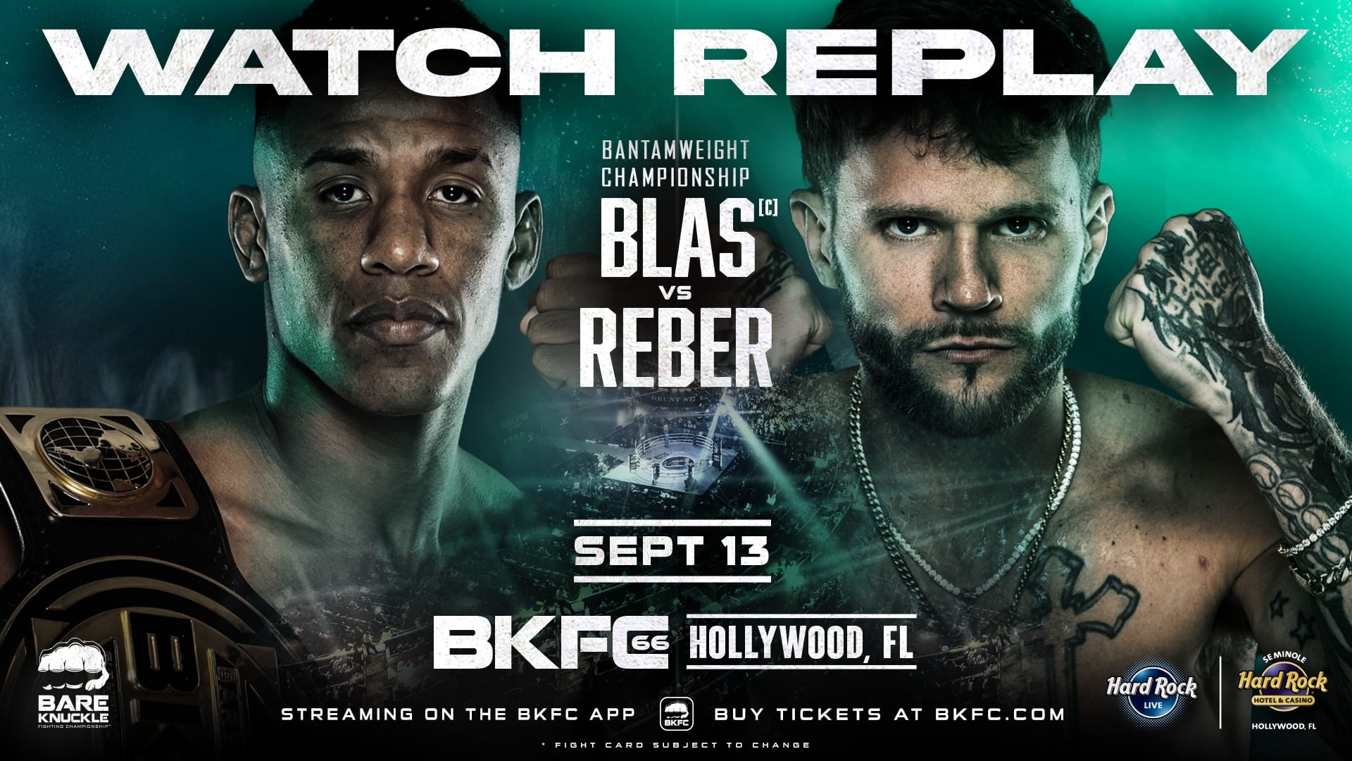 BKFC 66: Blas vs. Reber|BKFC 66: Blas vs. Reber