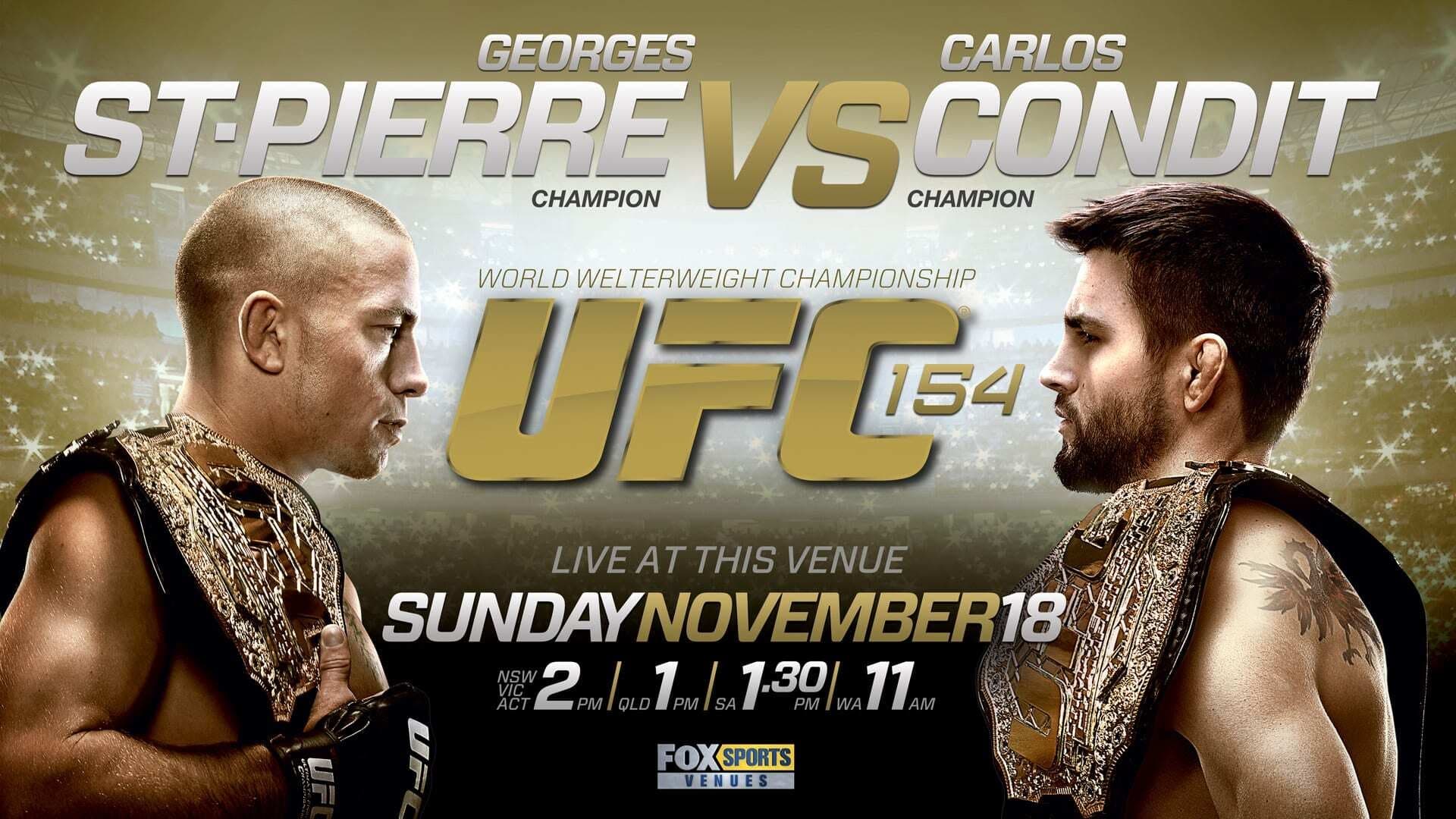 UFC 154: St-Pierre vs. Condit|UFC 154: St-Pierre vs. Condit